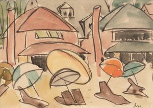 Sombrillas de playa de Arthur Garfield Dove