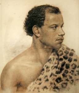 Retrato de un africano de Arthur George Walker