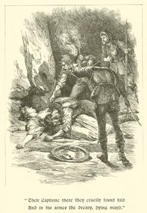 Sir Calidore, caballero de la cortesía, en la guarida de los bandidos de Arthur George Walker