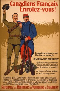 ¡Los franco-canadienses enrolez-vous!