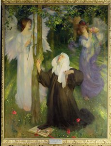 El Claustro o el Mundo, 1896 de Arthur Hacker