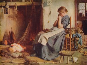 La Esposa del Pescador, 1885 de Arthur Hacker