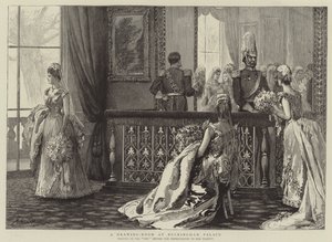 Un salón en el Palacio de Buckingham