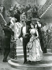 Bajando a cenar. Mi primer baile