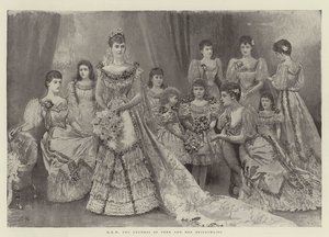 SAR la Duquesa de York y sus damas de honor
