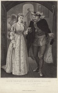 Rey Enrique VIII y Ana Bolena