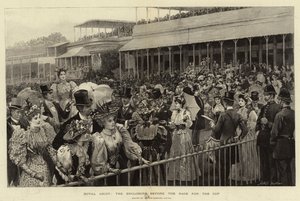 Royal Ascot, el recinto antes de la carrera por la copa