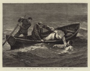 Escena del nuevo drama del Sr. Charles Reade, El barco hundido, en el Teatro Olímpico de Arthur Hopkins