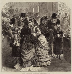 Exposición de flores de primavera en los Jardines Botánicos, Regent