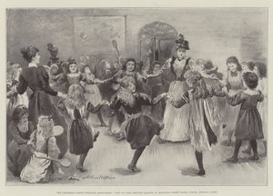 La Asociación de Noches Felices para Niños, Visita de Lady Frances Balfour a la Escuela de Mansford Street, Bethnal Green de Arthur Hopkins