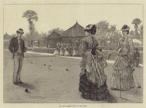 El último juego de croquet de la temporada de Arthur Hopkins