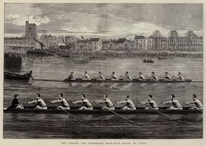 La Carrera de Botes de Oxford y Cambridge, Listos para Empezar