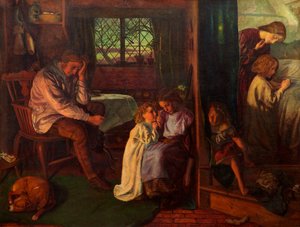 Hora de dormir, 1862 de Arthur Hughes
