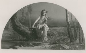 Ofelia, Hamlet de Arthur Hughes