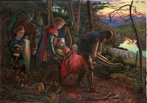 El caballero del sol, 1860-1861 de Arthur Hughes