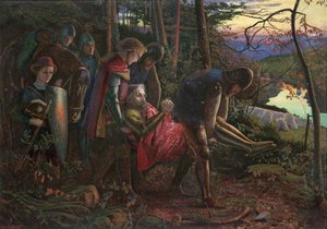 El Caballero del Sol, 1860 de Arthur Hughes