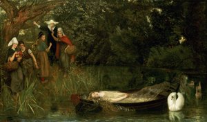 La dama de Shalott, 1873 de Arthur Hughes