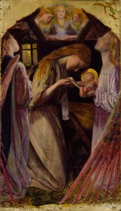 La Natividad, 1858 de Arthur Hughes