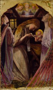 La Natividad, 1858 de Arthur Hughes