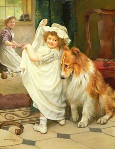 Antes del baño de Arthur John Elsley