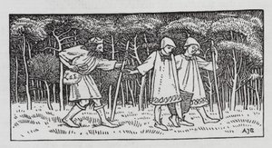 Hans Christian Andersen: La colina de los elfos de Arthur Joseph Gaskin