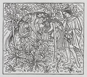 Hans Christian Andersen: El jardín del paraíso de Arthur Joseph Gaskin