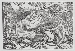 Hans Christian Andersen: Los cisnes salvajes de Arthur Joseph Gaskin