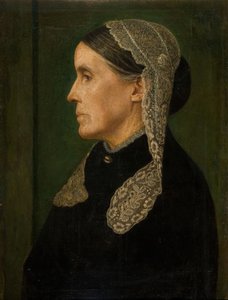 Retrato de la Sra. Henry Gaskin, madre del artista, 1888 de Arthur Joseph Gaskin
