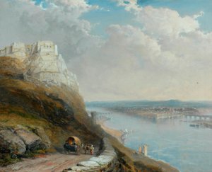 Coblenza desde Ehrenbreitstein de Arthur Joseph Meadows