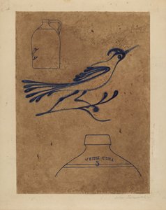 Jarra de gres, c. 1937 de Arthur Matthews