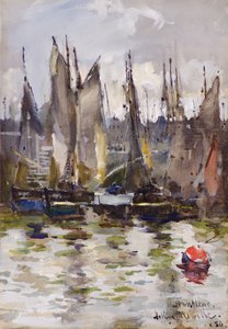 Puerto de Honfleur de Arthur Melville