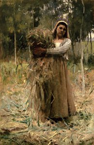 La Chica Campesina (La Recolectora de Leña) 1880