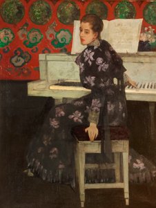 El Piano Blanco, 1894 de Arthur Melville