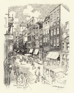 Beak Street, Soho (litografía)