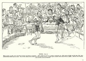 Boxeo (litografía) de Arthur Moreland