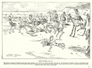 Carreras de caballos (litografía) de Arthur Moreland