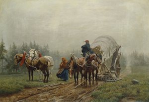 El Carro de Carga Roto, 1862