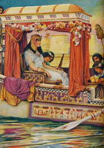 Cleopatra - La serpiente del viejo Nilo en la galera real, c. 1925