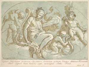 Venus rodeada de putti de Arthur Pond