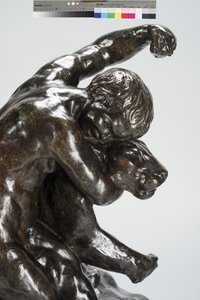 Puma y niño de Arthur Putnam