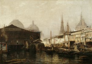 Muelle del río Norte de Arthur Quartley