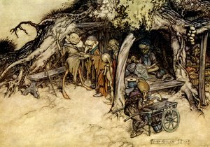 Sueño de una noche de verano de Arthur Rackham