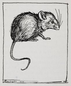 Un ratón de Arthur Rackham