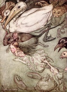 Las aventuras de Alicia en el país de las maravillas de Arthur Rackham