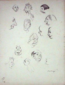Caras grotescas de Arthur Rackham