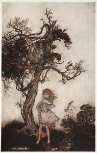 Sus hijos eran tan andrajosos y salvajes como si no pertenecieran a nadie., de Rip Van Winkle de Washington Irving, pub. 1910