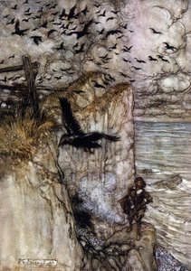 Ilustración de Arthur RACKHAM (1867-1939) para El sueño de una noche de verano de William SHAKESPEARE de Arthur Rackham