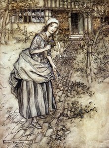 Ilustración de Arthur Rackham para El sueño de una noche de verano de William Shakespeare de Arthur Rackham