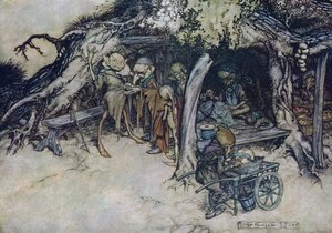 Ilustración de Arthur Rackham para 