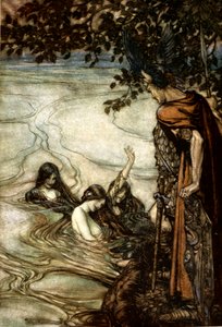 Ilustración de Siegfried y el Ocaso de los Dioses, 1924